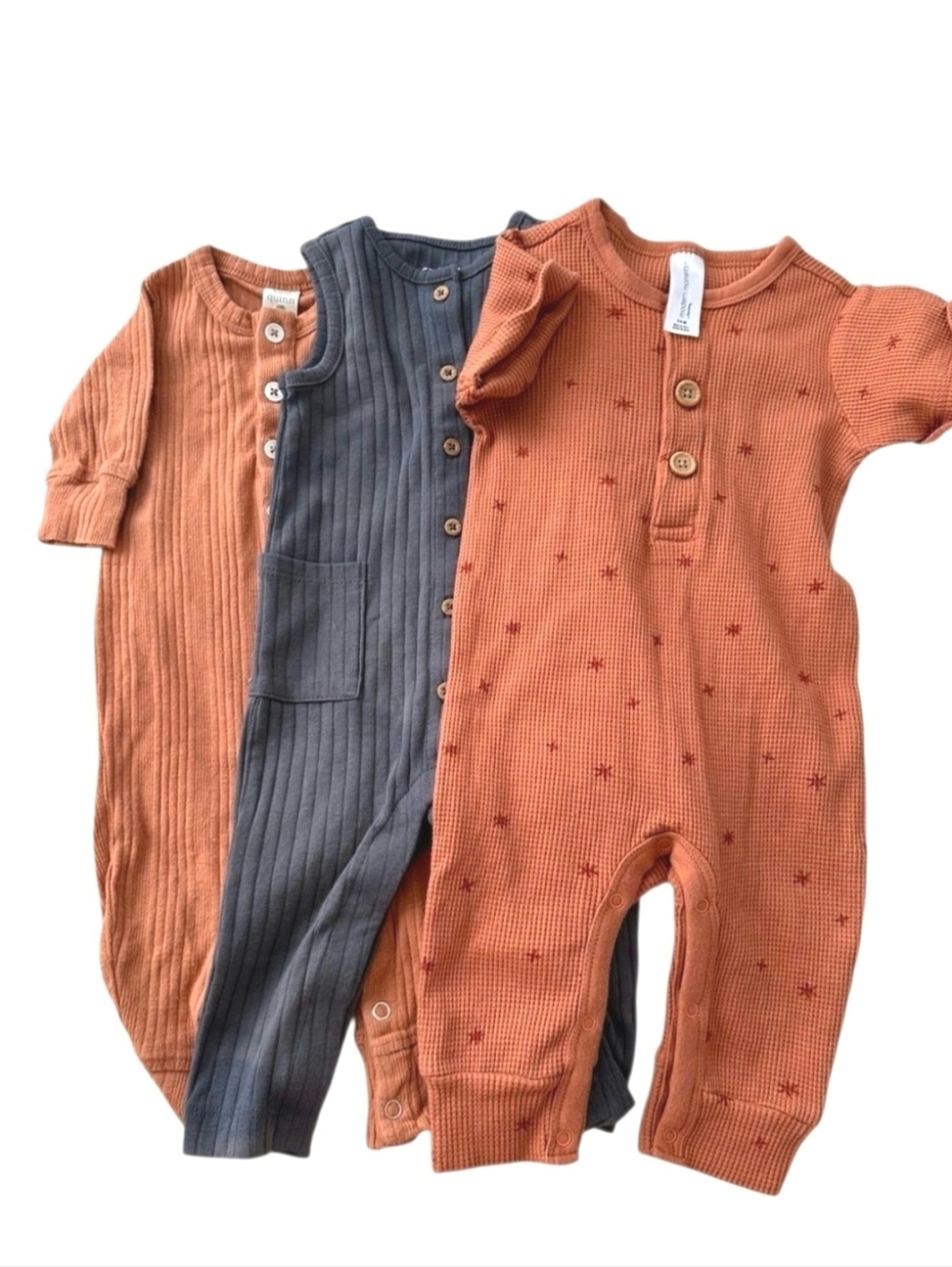 Neutral Romper bundle lot of 3 KQ - Carter's - MM